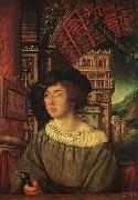 HOLBEIN, Ambrosius Portrait of a Young Man sf Spain oil painting artist